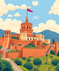 Vintage Andean Fortress Paint By Numbers