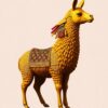 Gold Llama Paint Numbers