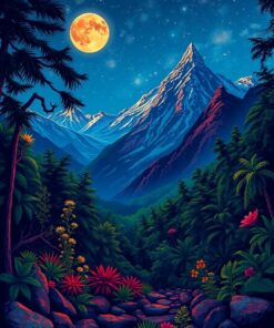 Jungle Night Paint Numbers