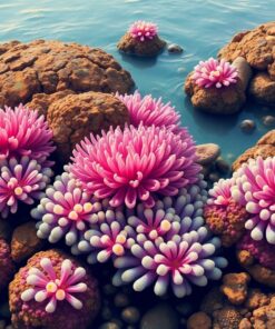 Anemone Tidepool Paint Numbers