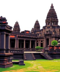 Wat Ruins Paint Numbers