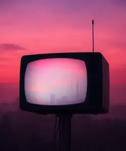 Vintage Antenna Evening Haze Paint By Numbers