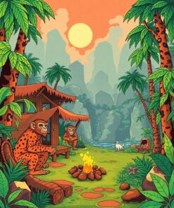 Safari Camp Paint Numbers