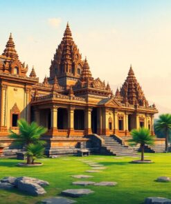 Temple Ruins Paint Numbers