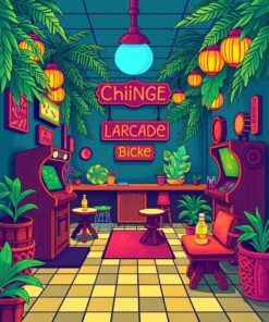 Tiki Lounge Paint Numbers