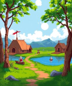 Island Camp Paint Numbers