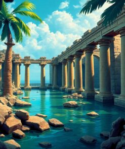 Atlantis Ruins Paint Numbers