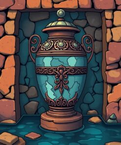 Treasure Urn Paint Numbers