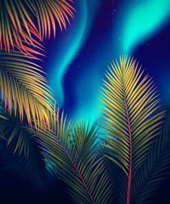 Palm Fronds Paint Numbers