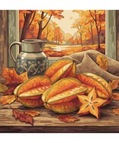 Vintage Autumn Starfruit Study Paint By Numbers