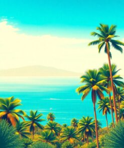 Palm Views Paint Numbers