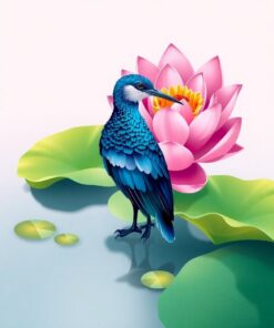 Pond Bird Paint Numbers