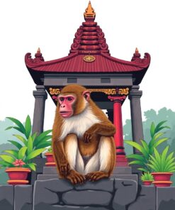 Shrine Macaque Paint Numbers