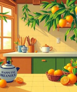 Citrus Morning Paint Numbers