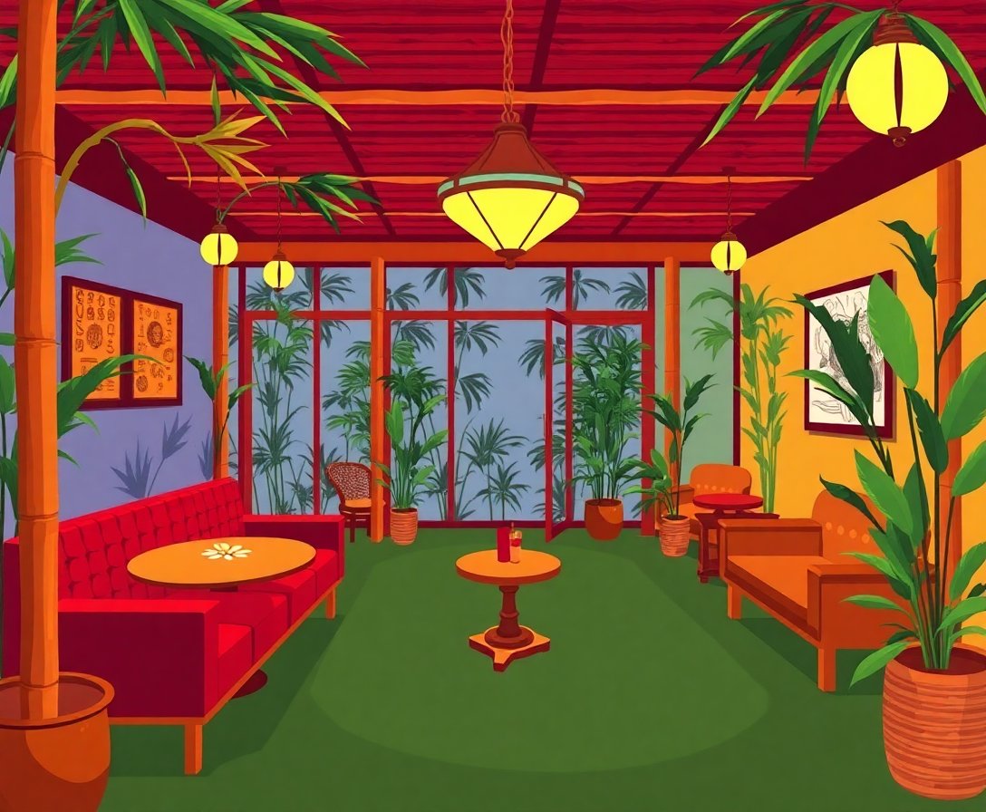 vintage-bamboo-lounge-secret-paint-by-numbers-kit-pulp-fiction
