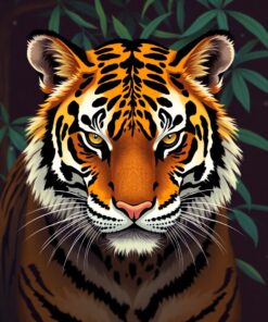 Tiger Gaze Paint Numbers