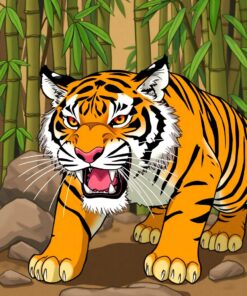 Tiger Prowl Paint Numbers