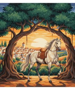 Vintage Banyan Andalusian Paint By Numbers