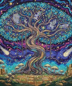 Vintage Banyan Constellation Paint By Numbers