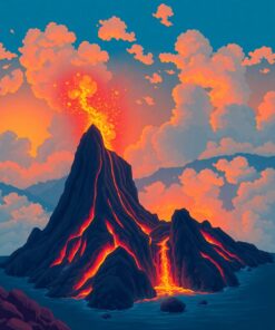 Lava Rift Paint Numbers