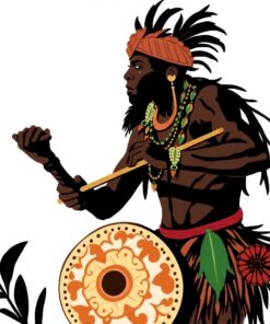 Shadow Drummer Paint Numbers