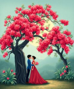 Tree Romance Paint Numbers