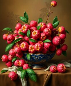 Lychee Bowl Paint Numbers