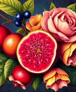 Vintage Baroque Starfruit Study Paint By Numbers