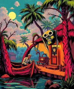 Bayou Terror Paint Numbers