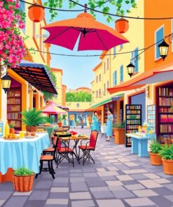 Vintage Bazaar Afternoon Siesta Paint By Numbers