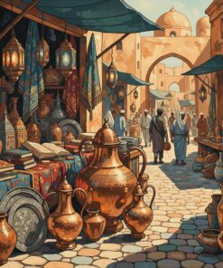 Vintage Bazaar Copper Gleam Paint By Numbers