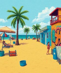 Gaming Graffiti Paint Numbers