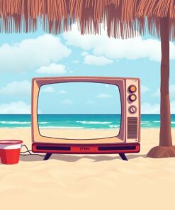 Beachside Screen Paint Numbers