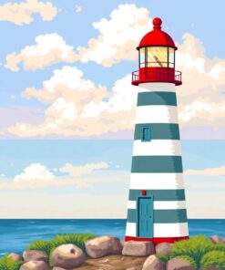 Striped Beacon Paint Numbers