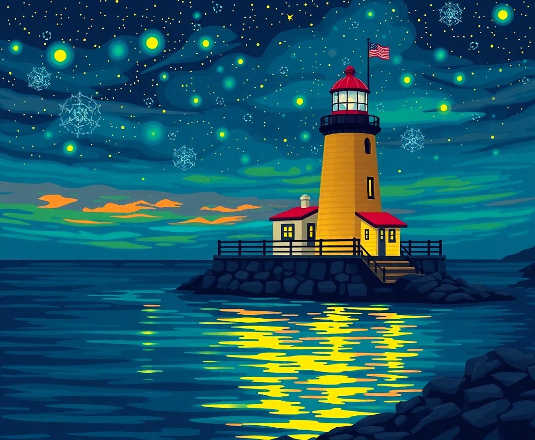 vintage-bioluminescent-bay-beacon-paint-by-numbers-kit