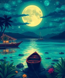 Moonlit Bay Paint Numbers