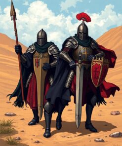 Sand Knights Paint Numbers