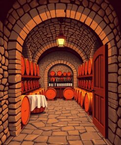 Orange Cellar Paint Numbers