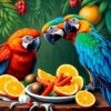 Macaw Feast Paint Numbers