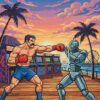 Vintage Boardwalk Fighter Paint By Numbers