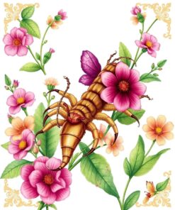 Centipede Charm Paint Numbers