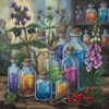 Vintage Botanical Poison Vials Paint By Numbers