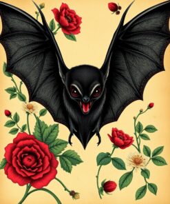 Vampire Bat Paint Numbers