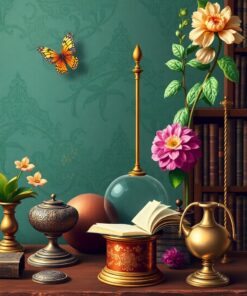 Brass Botany Paint Numbers