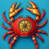Compass Crab Paint Numbers