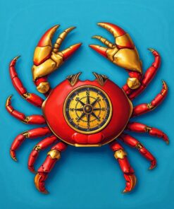 Compass Crab Paint Numbers
