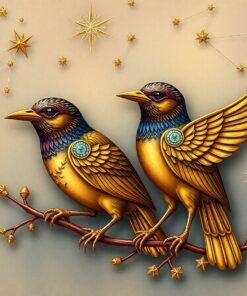 Constellation Birds Paint Numbers