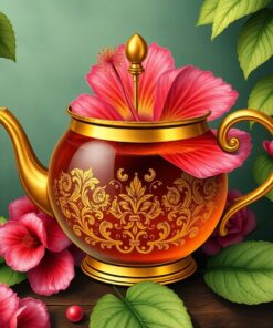 Hibiscus Tea Paint Numbers