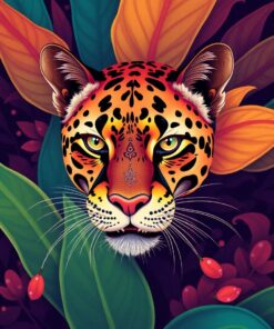 Bromeliad Panther Paint Numbers