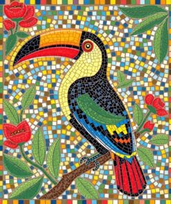 Toucan Mosaic Paint Numbers